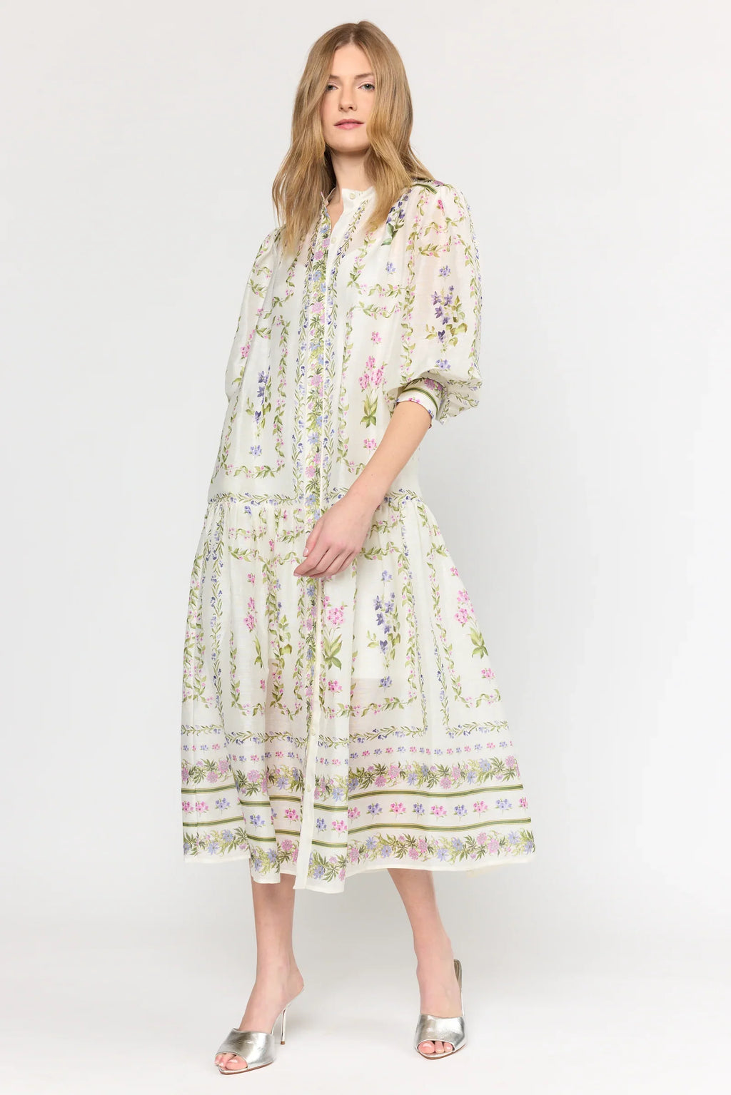 Mosiac Ivory Blake Dress