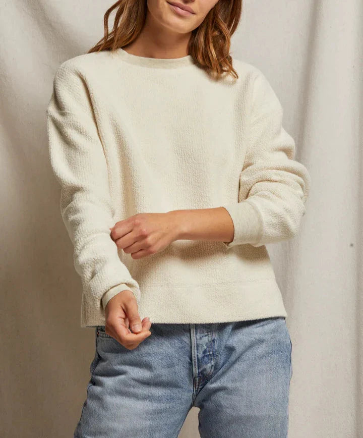 Oatmeal Mayer Fleece Long Sleeve Pullover