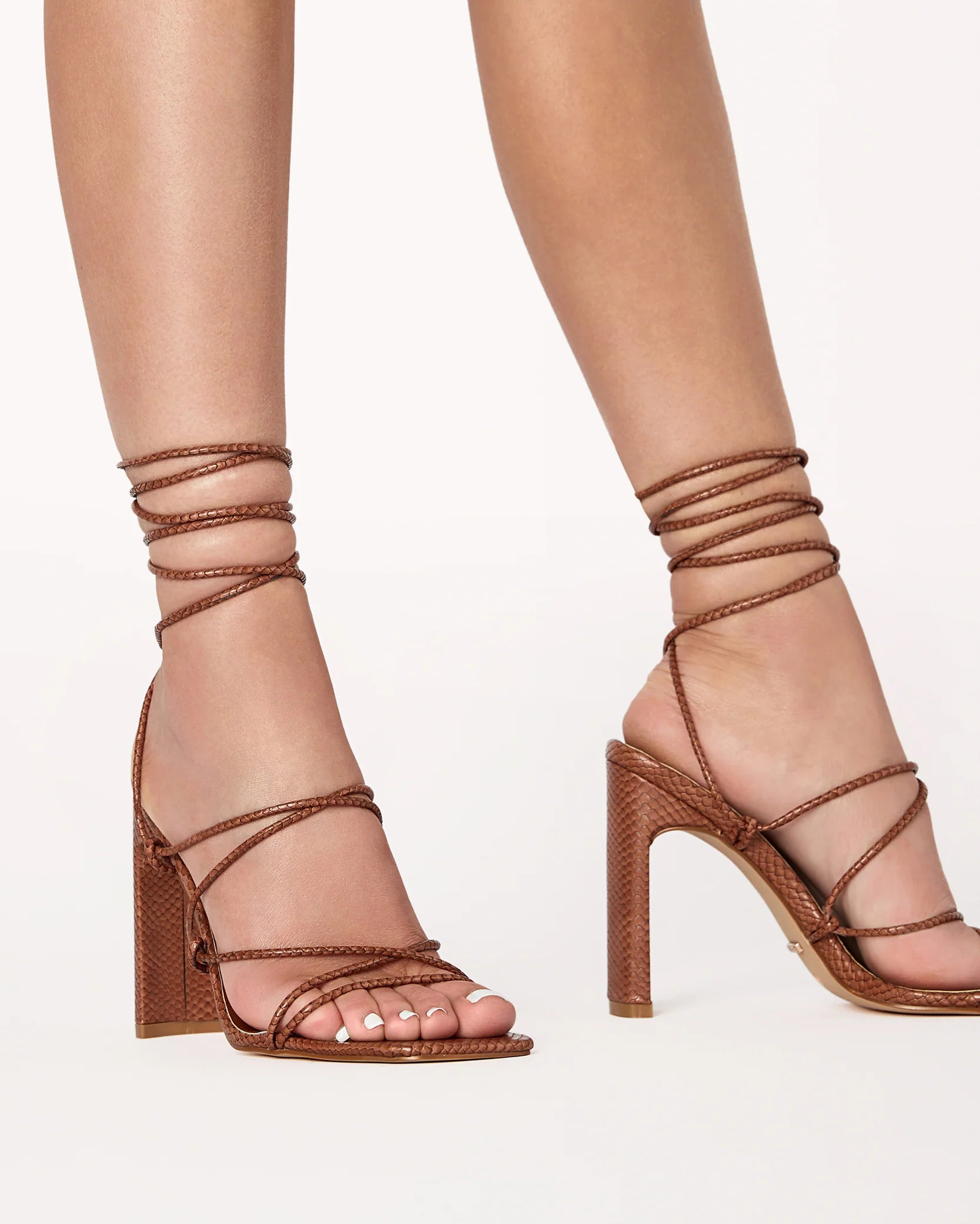 Tan Scale Hardy Heel