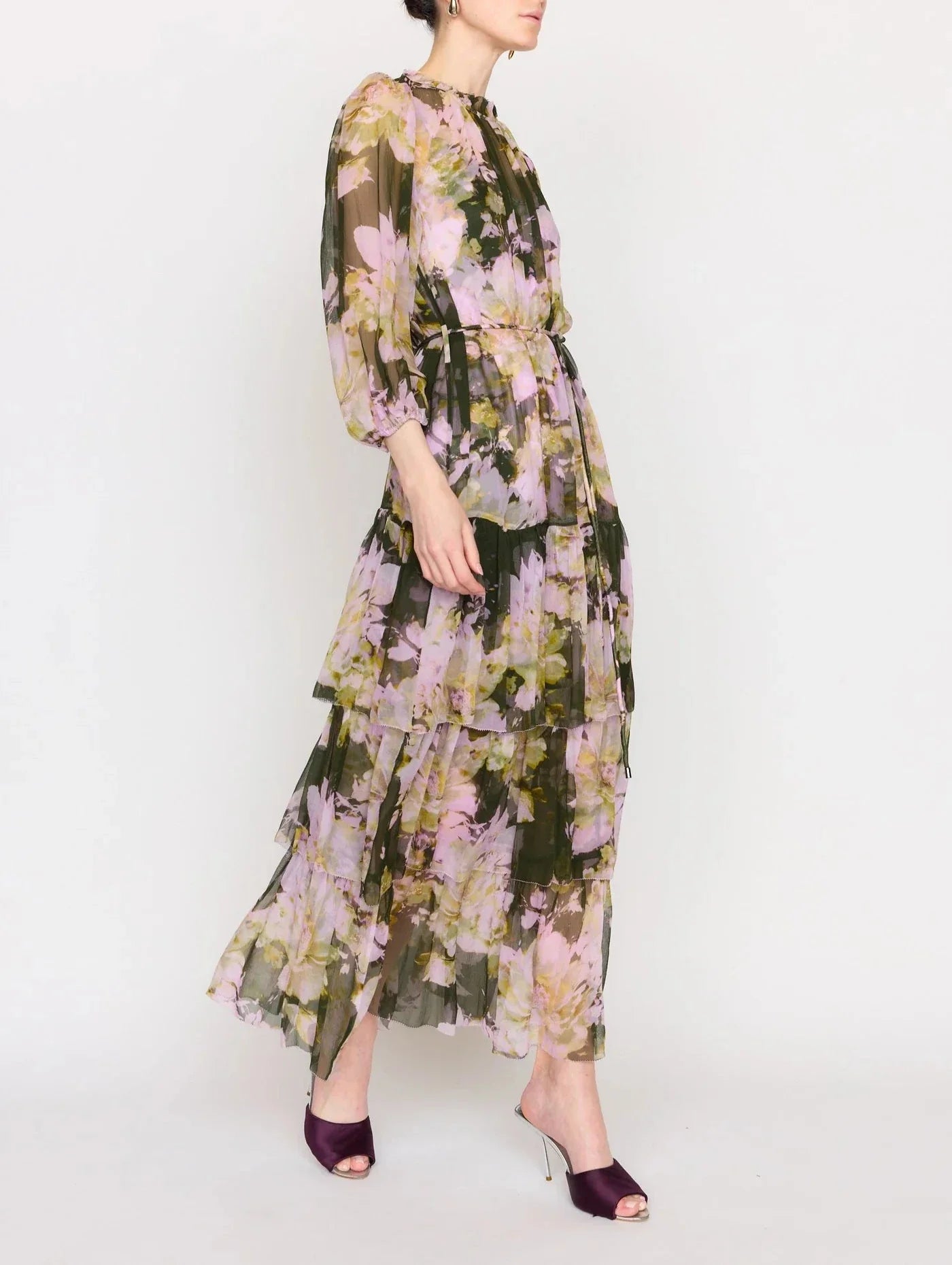 Midnight Garden Sara Midi Dress