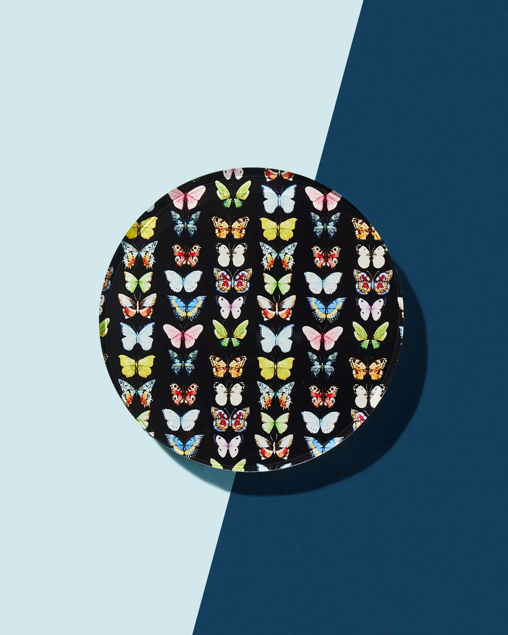 Black Monarch Coasters - Set of 4