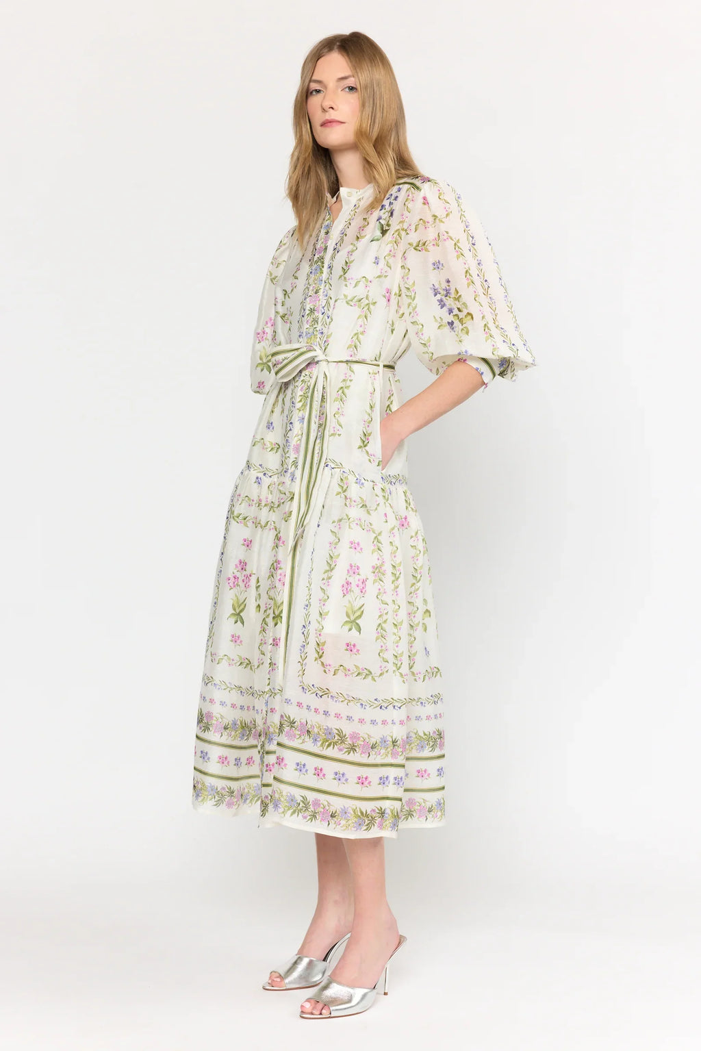 Mosiac Ivory Blake Dress