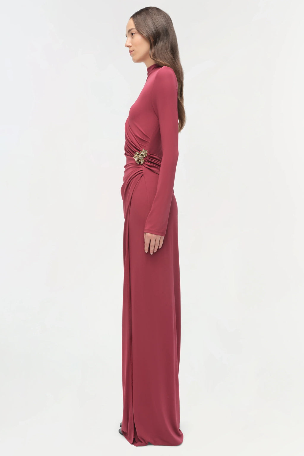 Cranberry Izadora Midi Dress