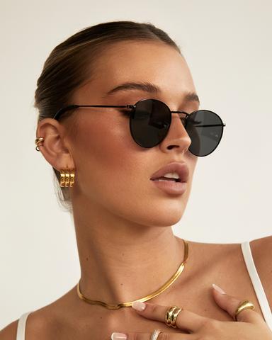 Black Hawkins Sunglasses