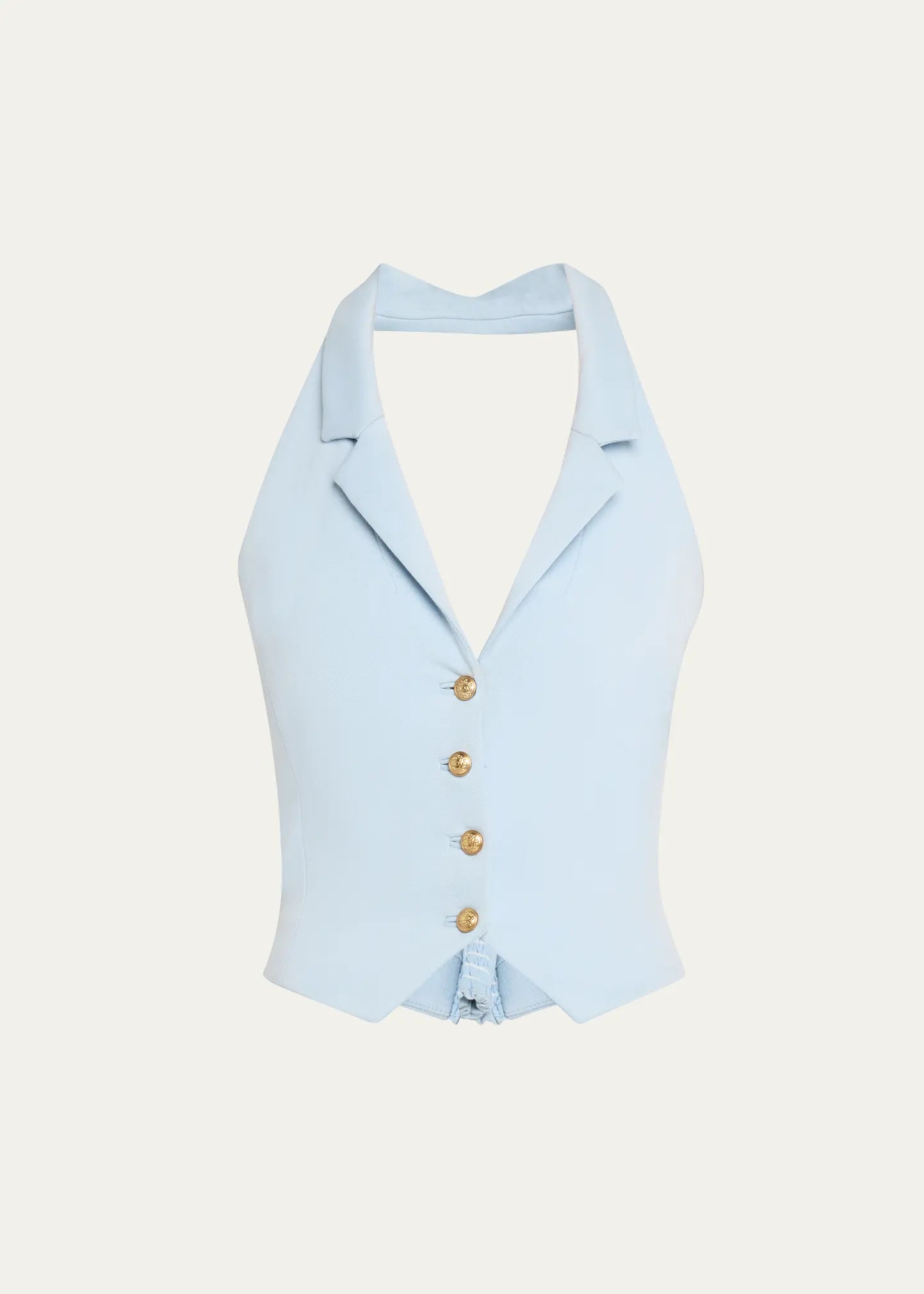 Blue Donna Halter Vest