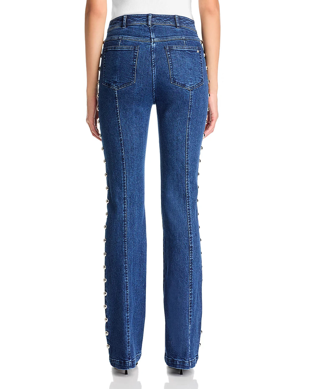 Denim Studded Shailene Pant