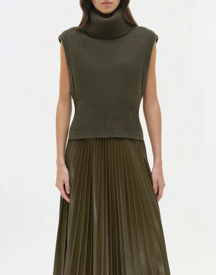 Alligator Maple Wool Cashmere Top