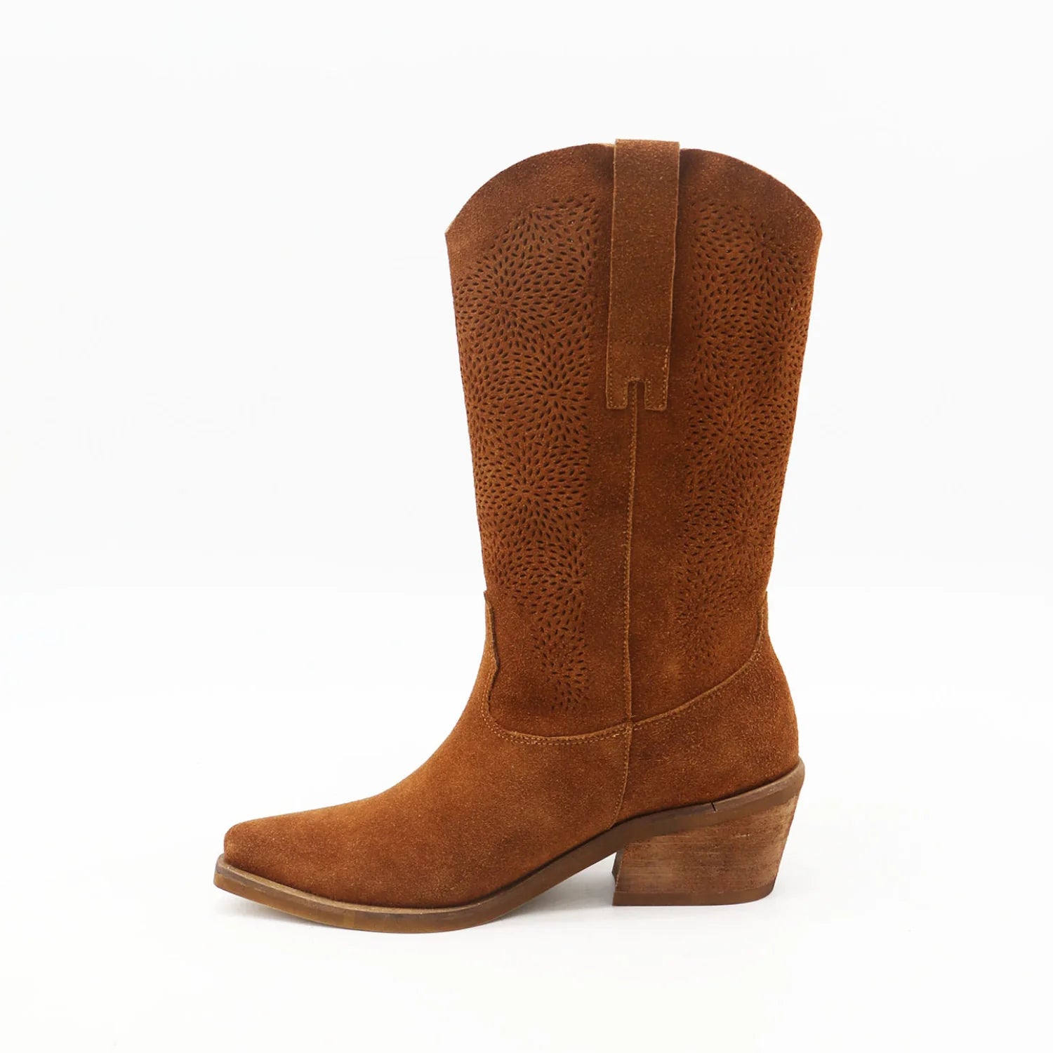 Caramel Suede Summerfest Cowboy Boots
