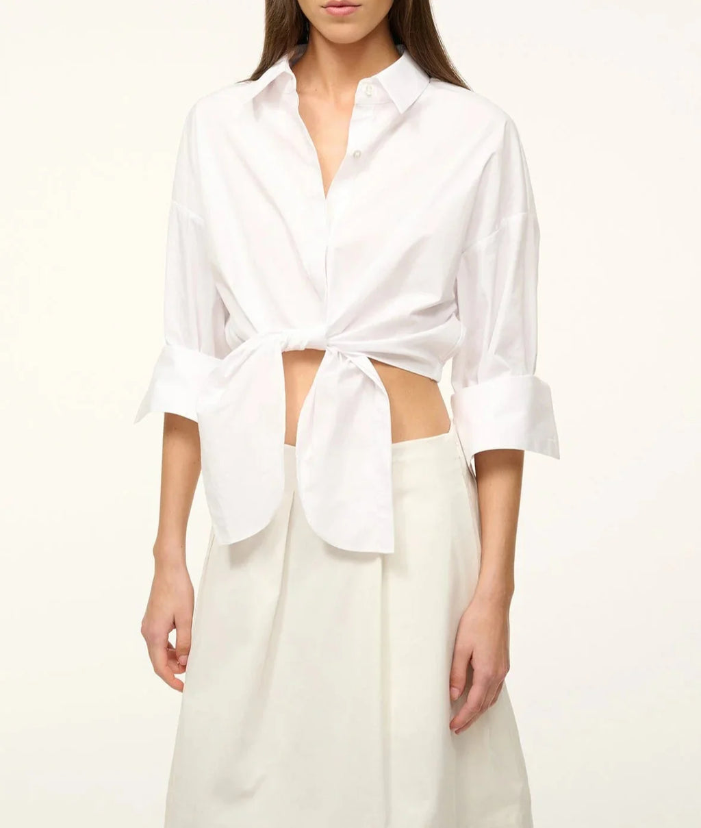 White Lisa Cropped Top