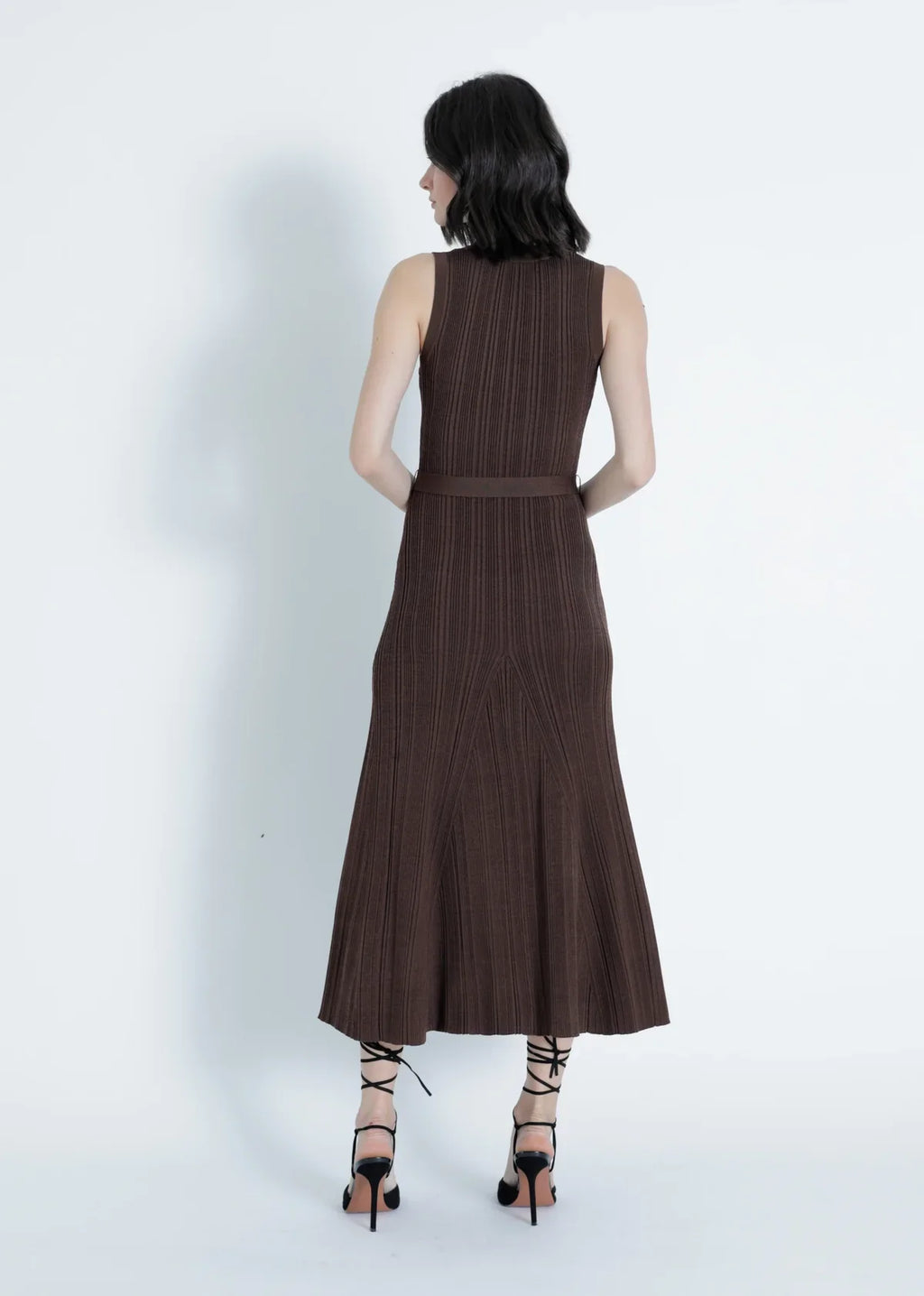 Chocolate Valeria Knit Maxi Dress