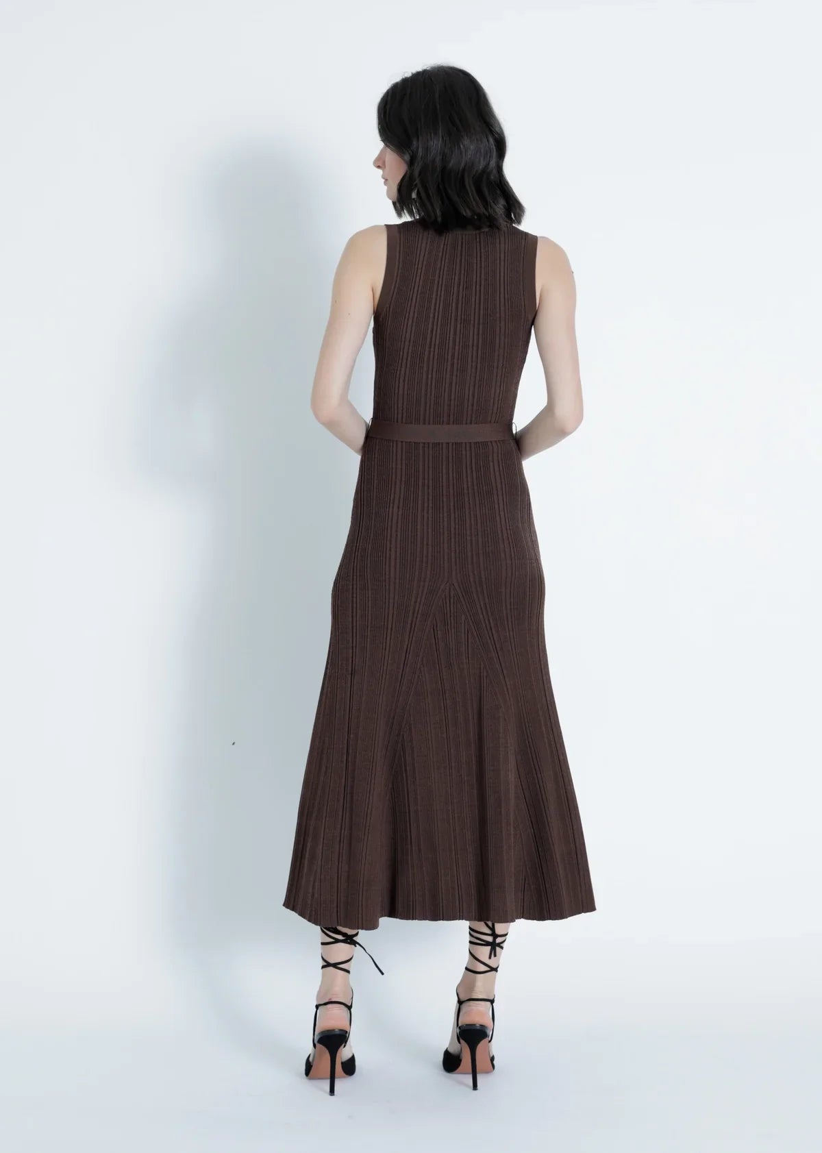 Chocolate Valeria Knit Maxi Dress