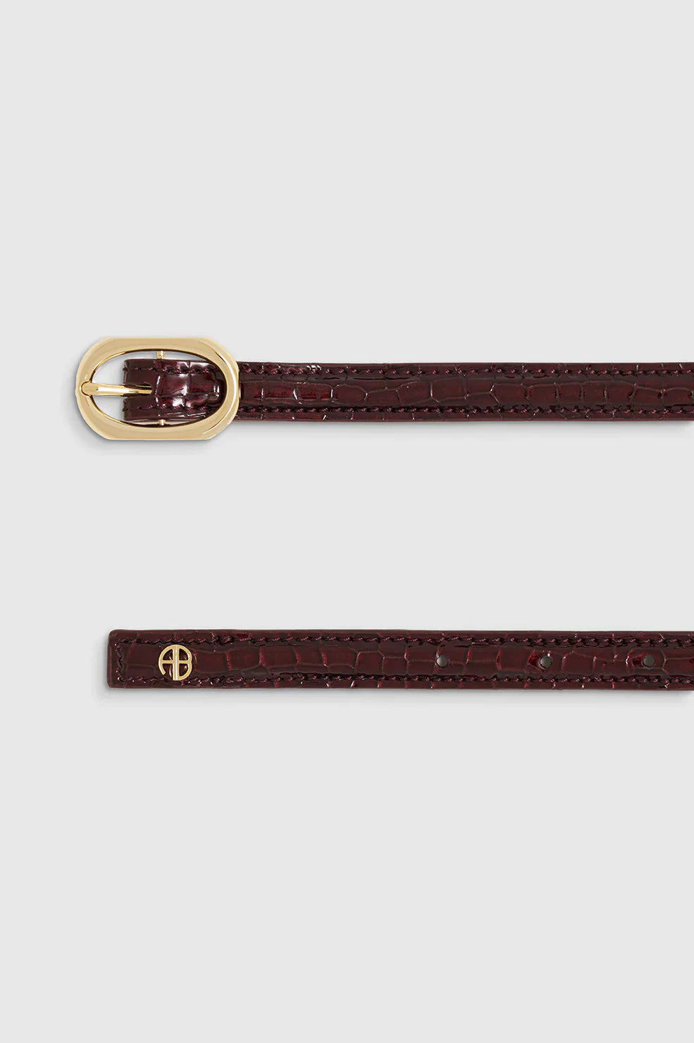 Burgundy Mini Mara Belt