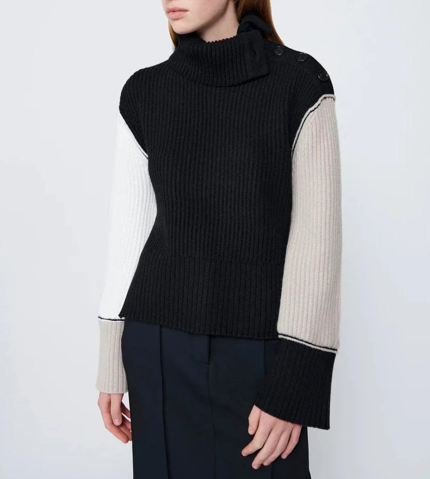 Flores Colorblock Sweater