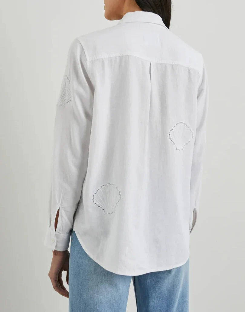 Charli White Eyelet Shells Top