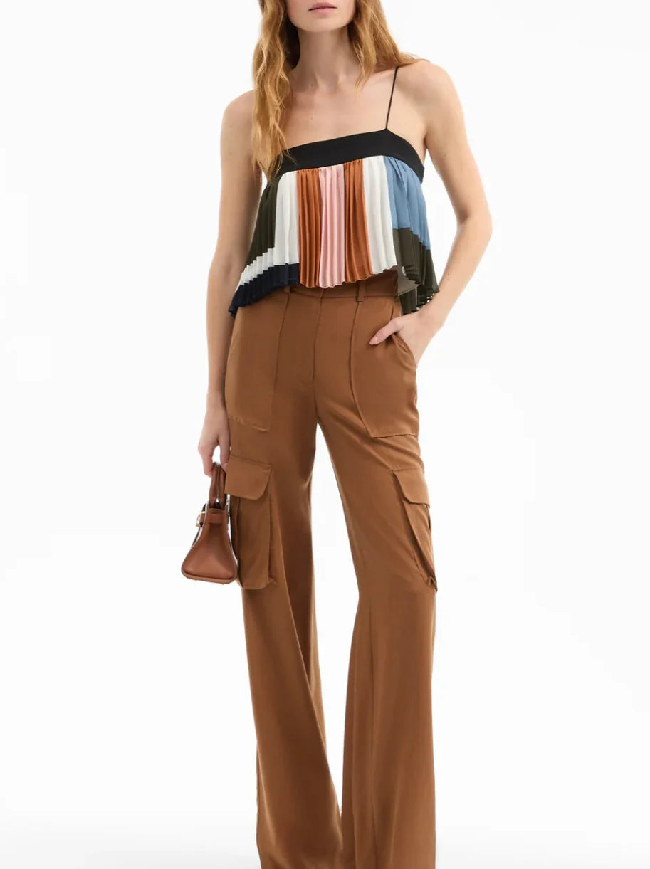 Janie Pleated Tank Top