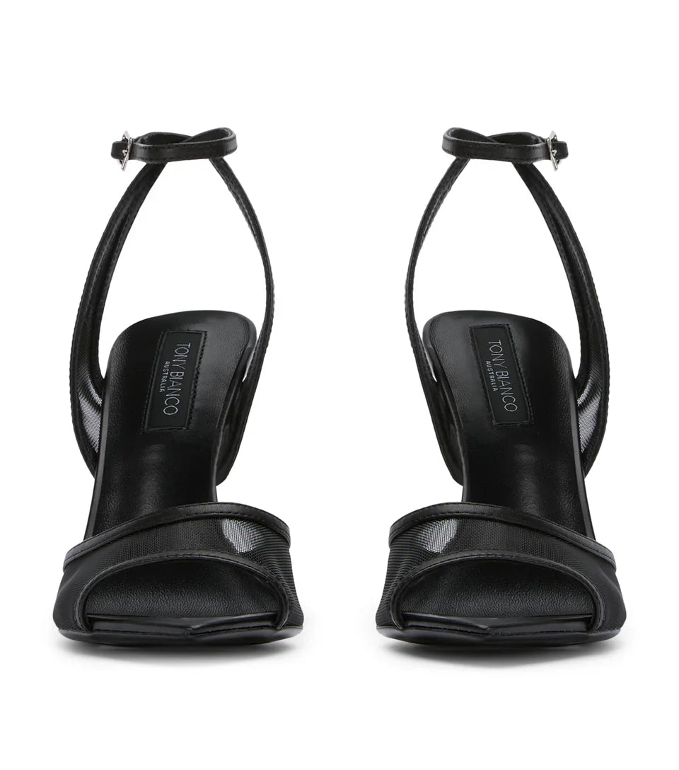 Miley Black Nylon Heel