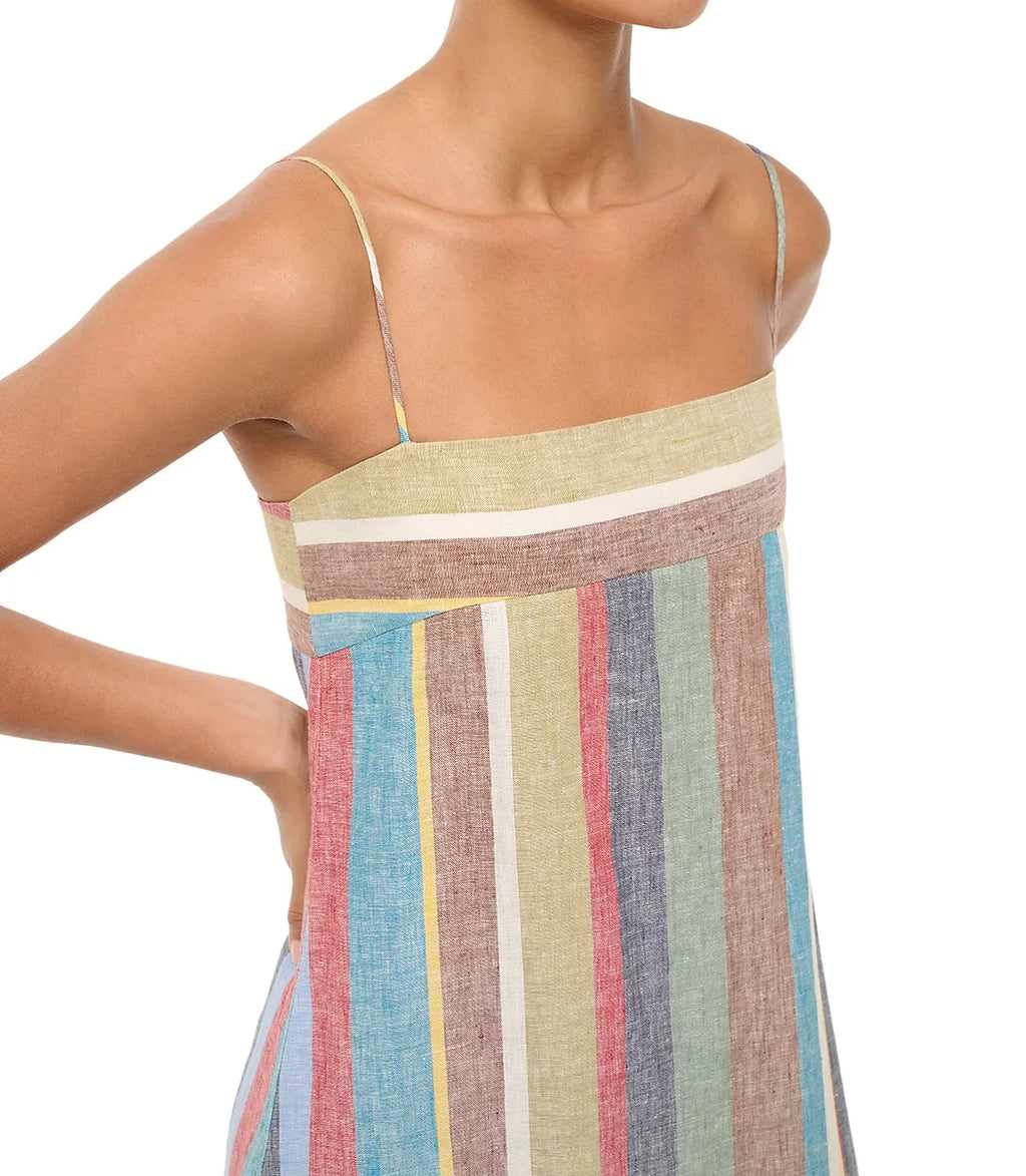 Market Stripe Laura Linen Dress
