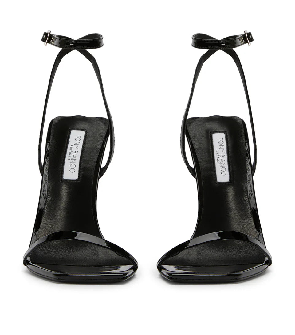 Nadia Black Patent Heel