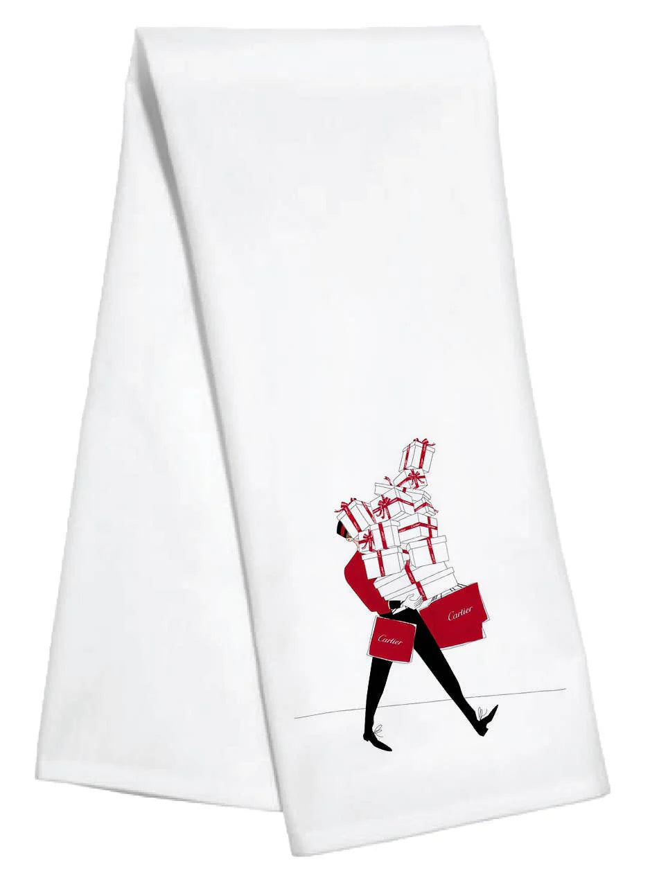 Courier Christmas Kitchen Towel