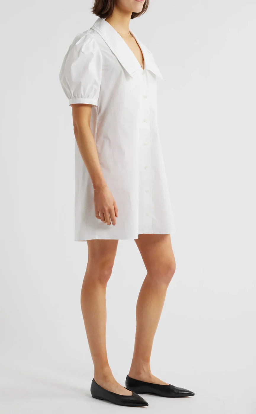 White Poplin Sailor Dress