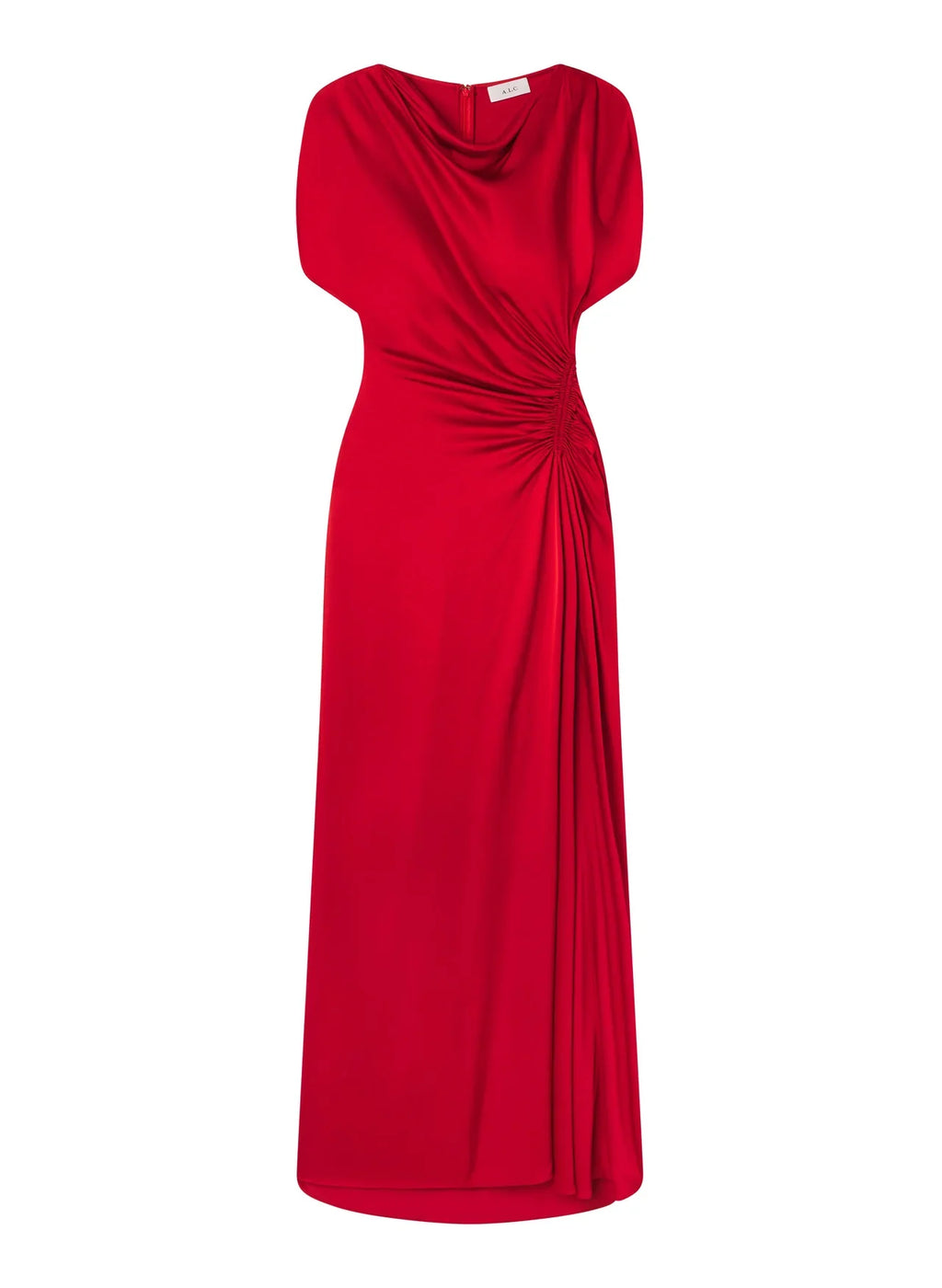 Red Nadia Satin Gown