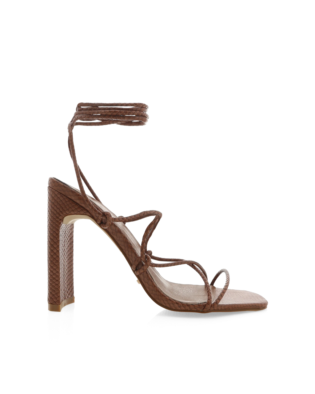 Tan Scale Hardy Heel