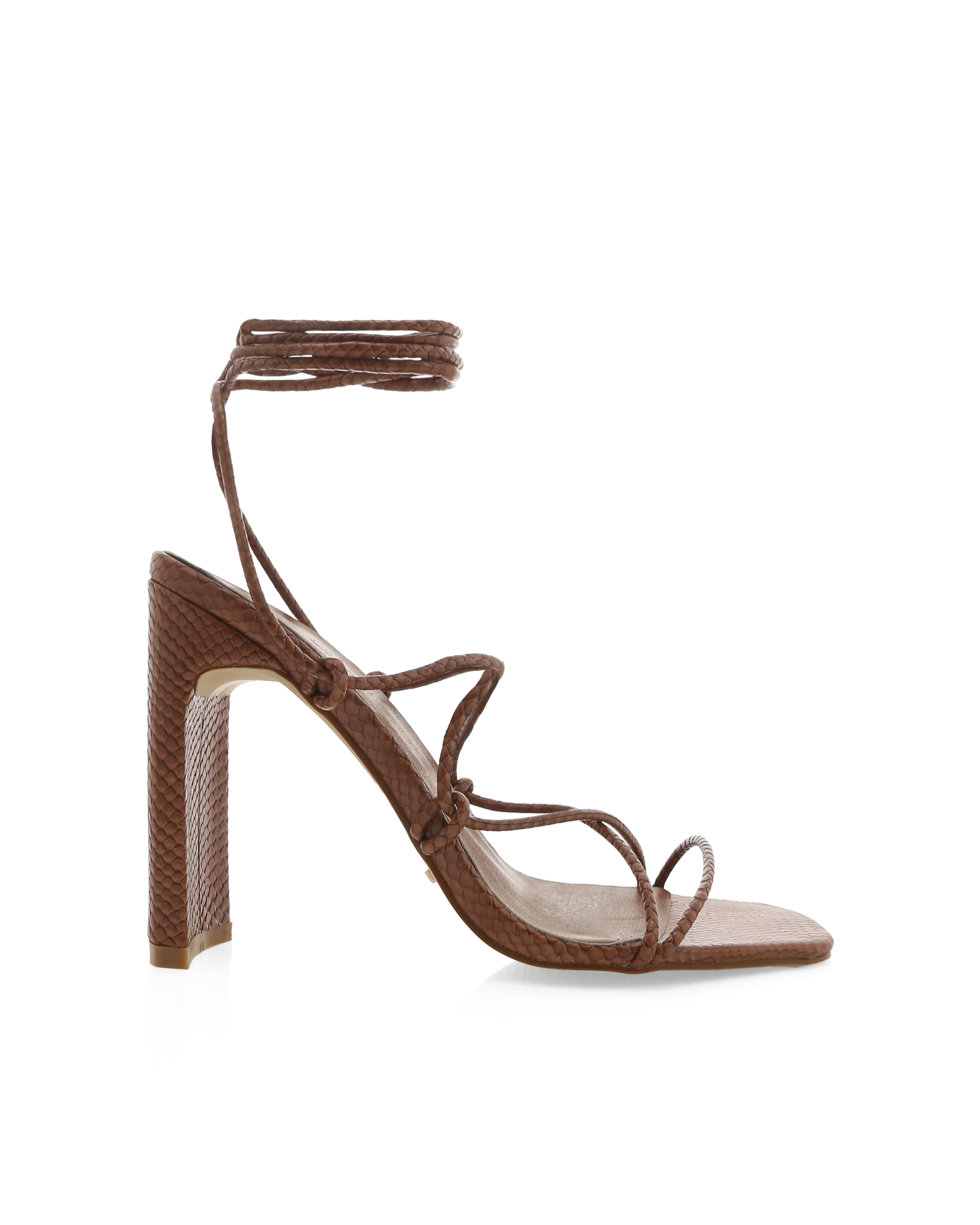 Tan Scale Hardy Heel