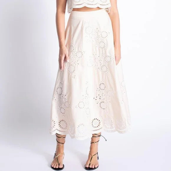 Carlotta Embroidered Skirt