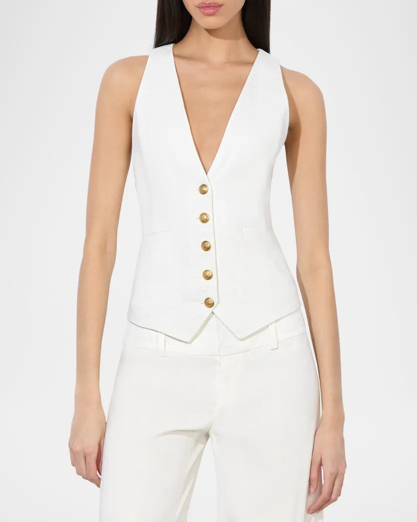 Mazie Slim V-Neck Vest