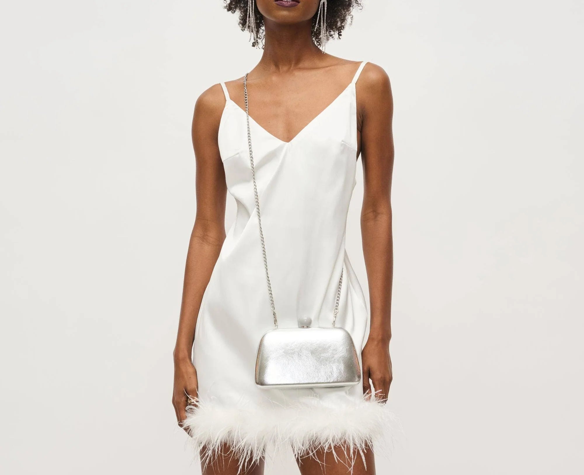 Sahara Silver Evening Bag