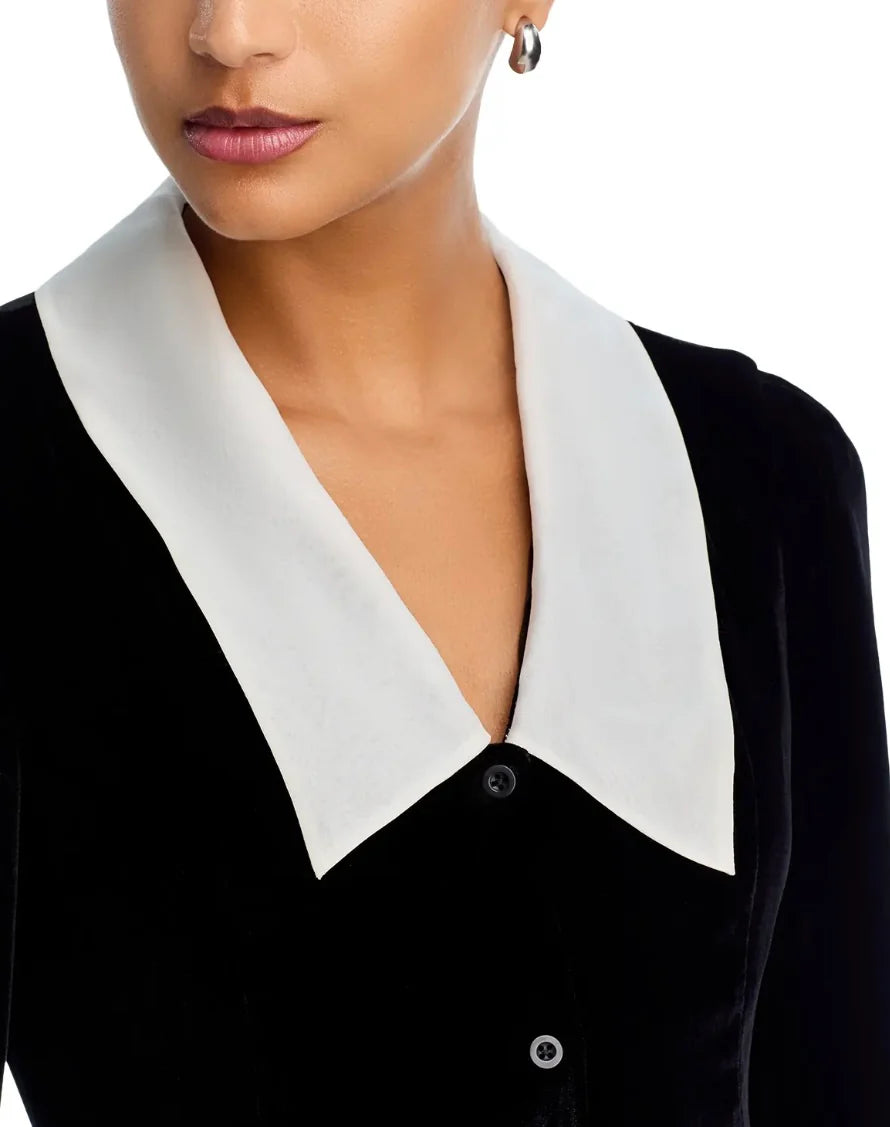 Velvet Sailor Mini Dress