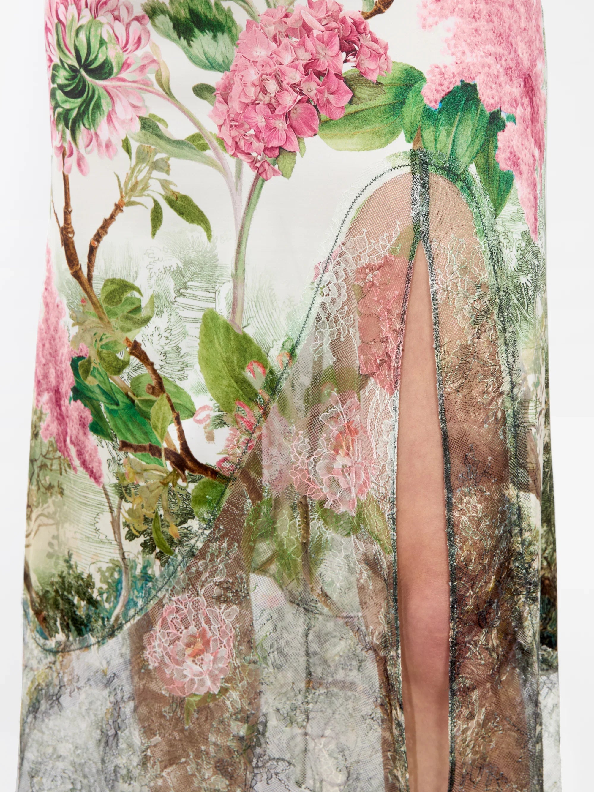 Julietta Cutaway Lace Slip Dress