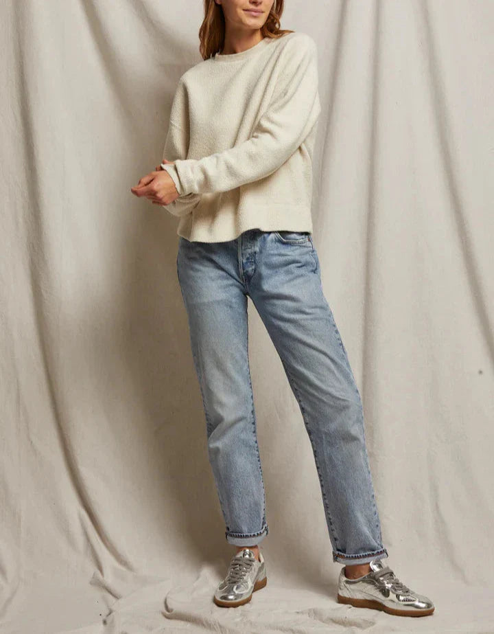 Oatmeal Mayer Fleece Long Sleeve Pullover