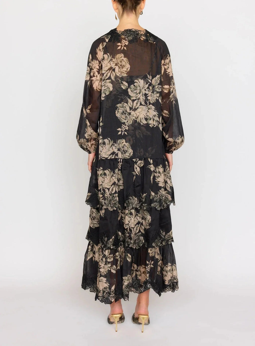 Black Rose Anastasia Midi Dress