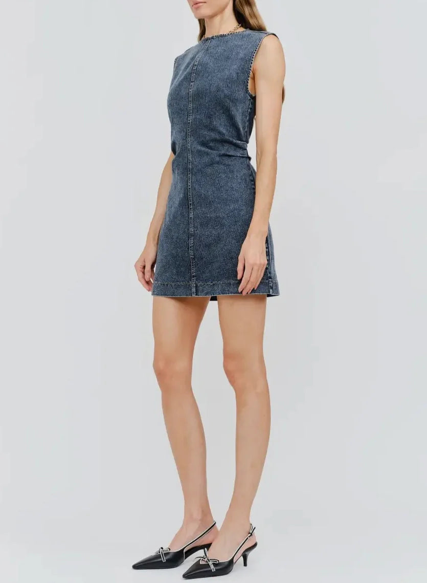 Charlotte Indigo Mini Dress