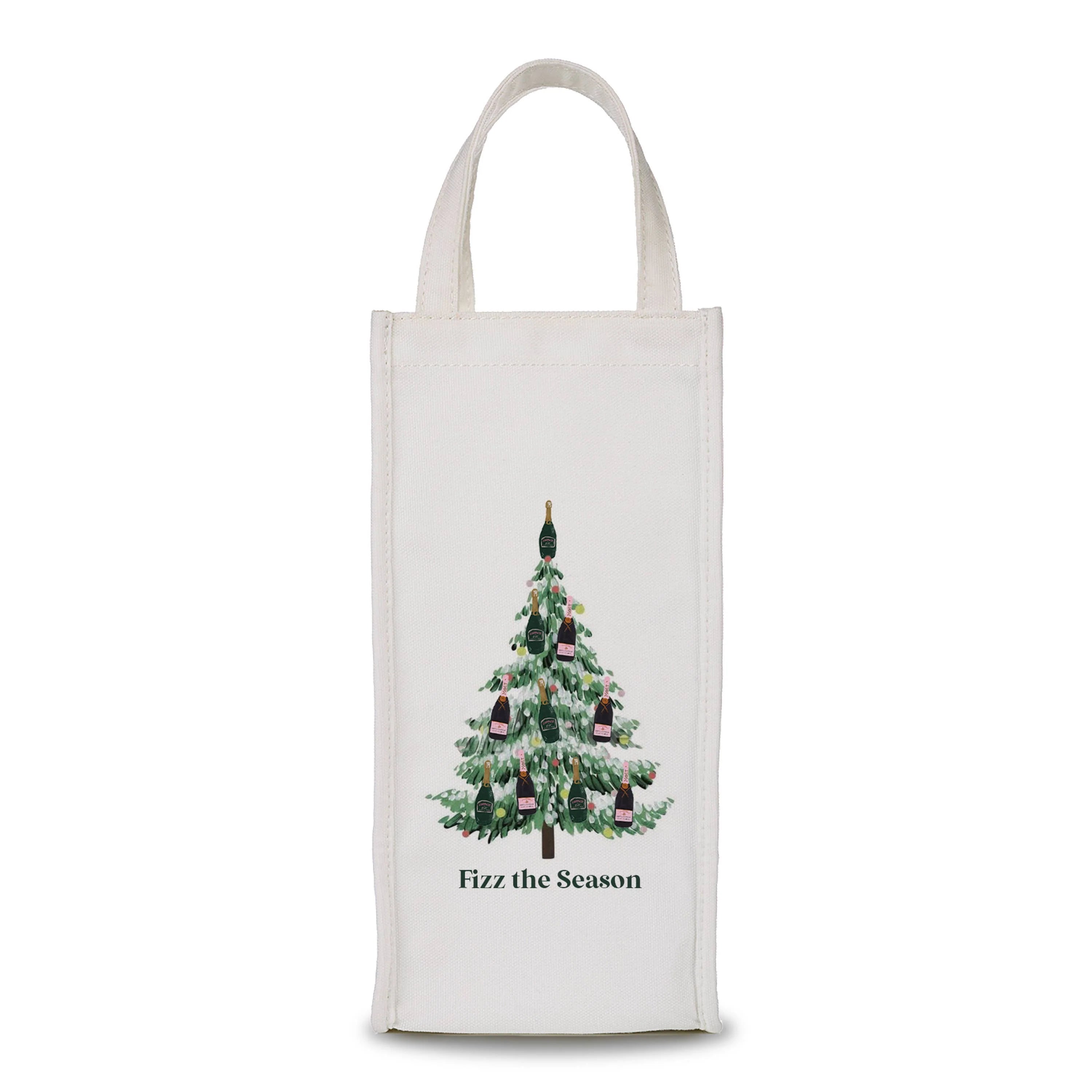 Fizz the Season (Champagne Tree) Wine Bag