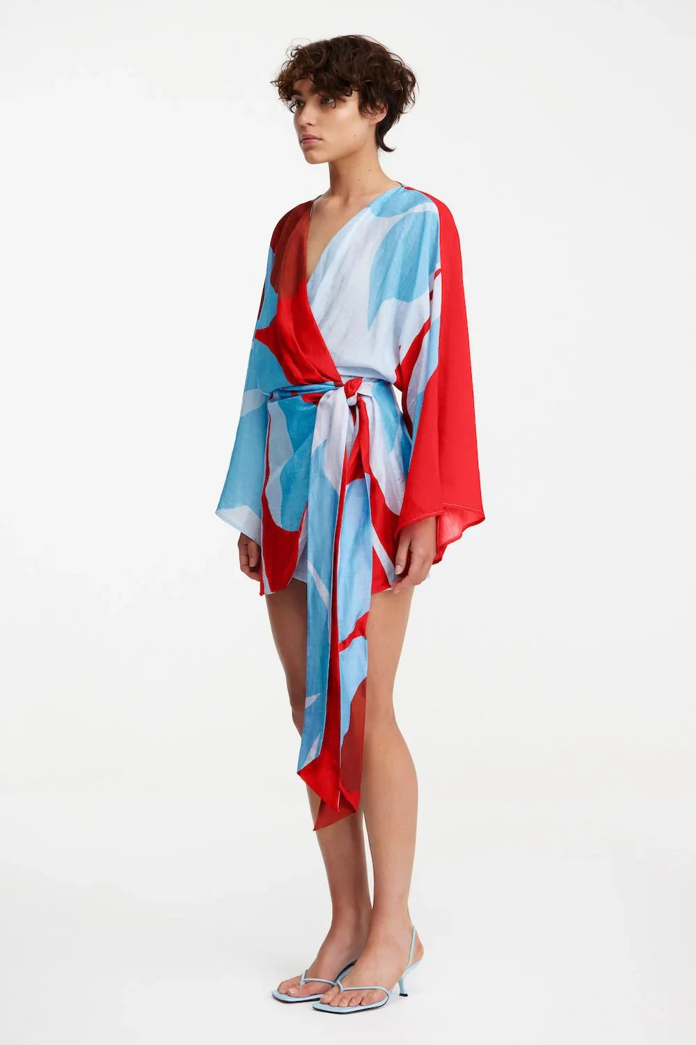 Crimson Stencil Edith Dress