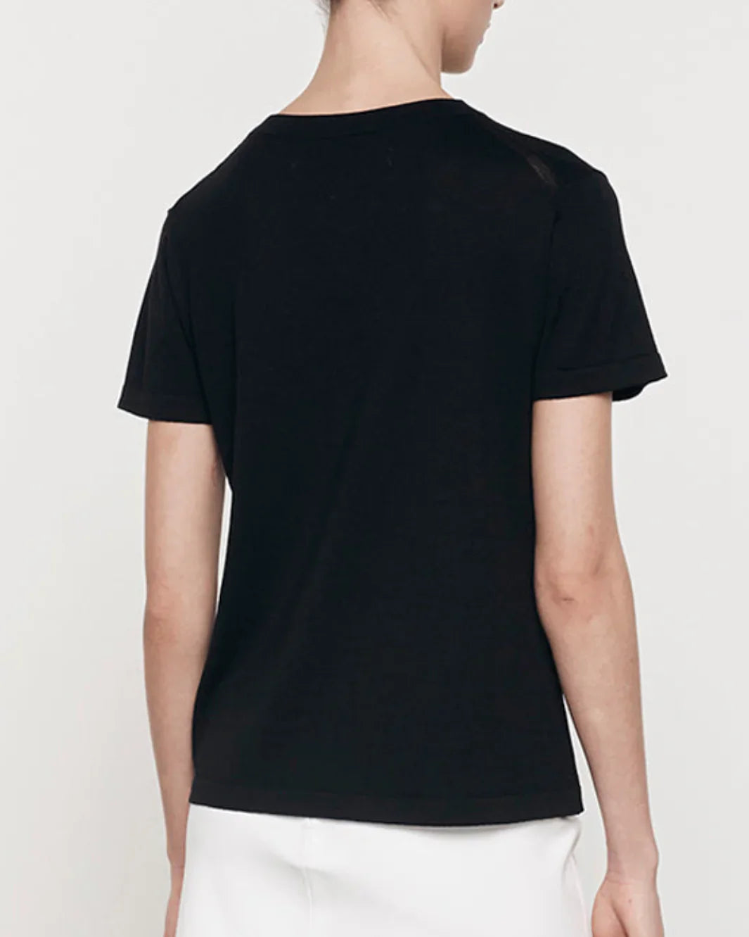 Black Silk Perfect Tee