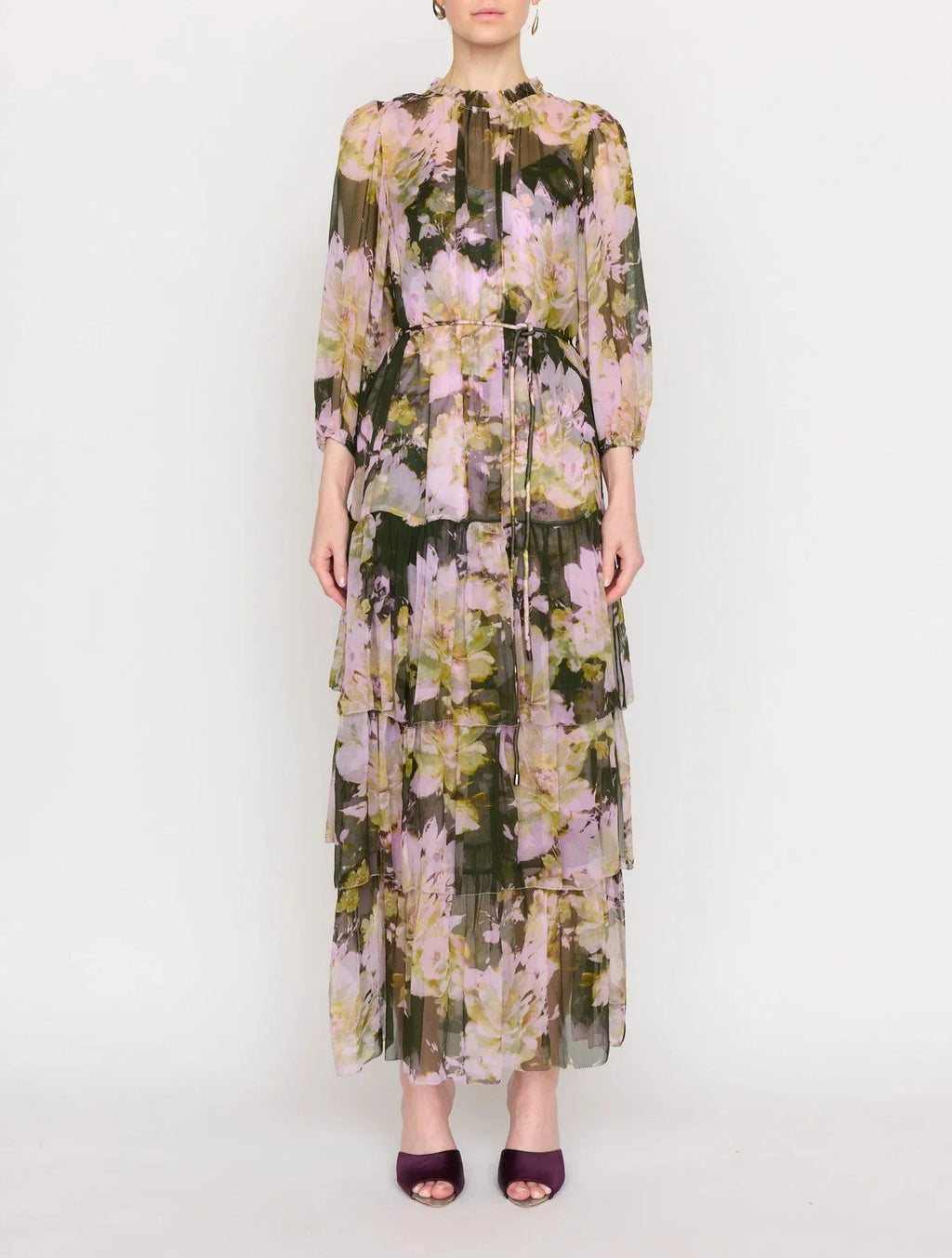 Midnight Garden Sara Midi Dress