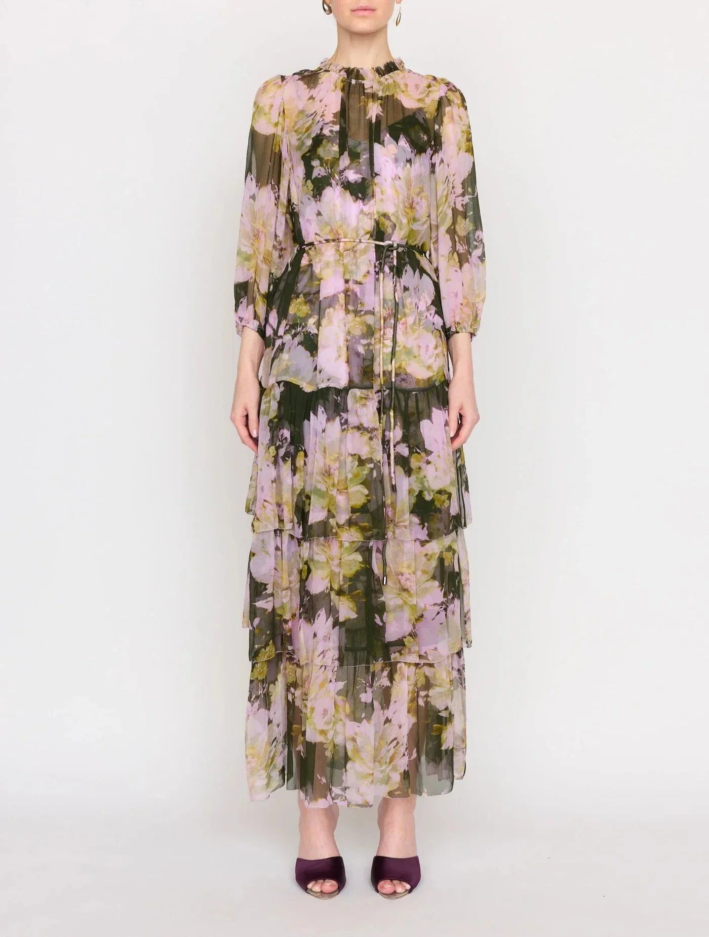 Midnight Garden Sara Midi Dress