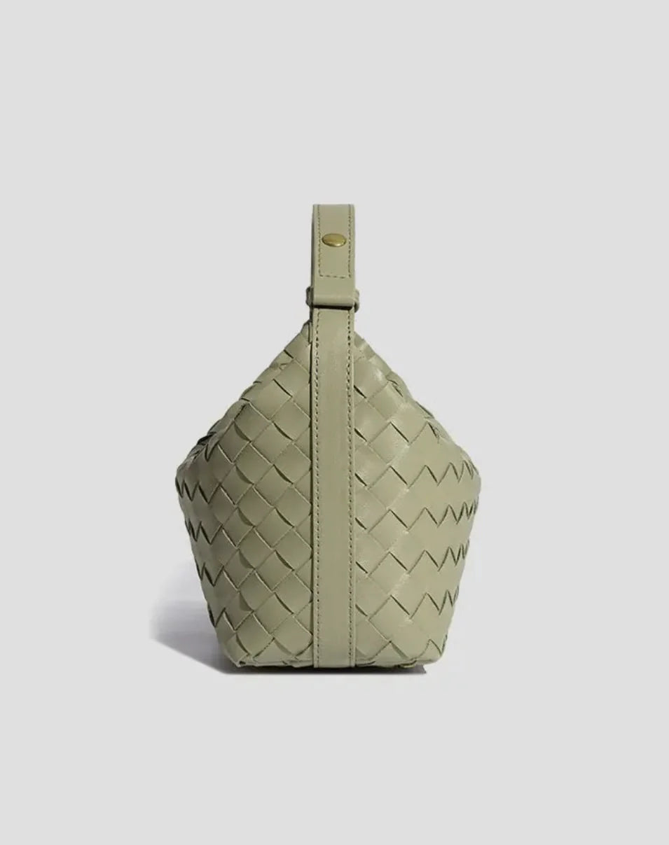 Olive Wallace Leather Shoulder Bag