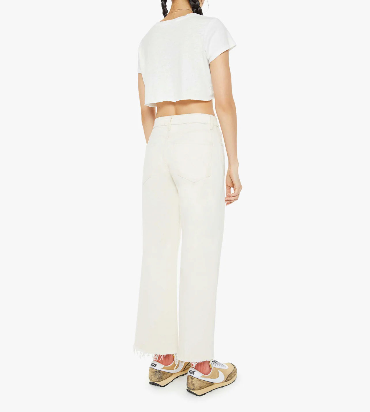 The Mid Rise Maven Ankle Fray - Act Natural