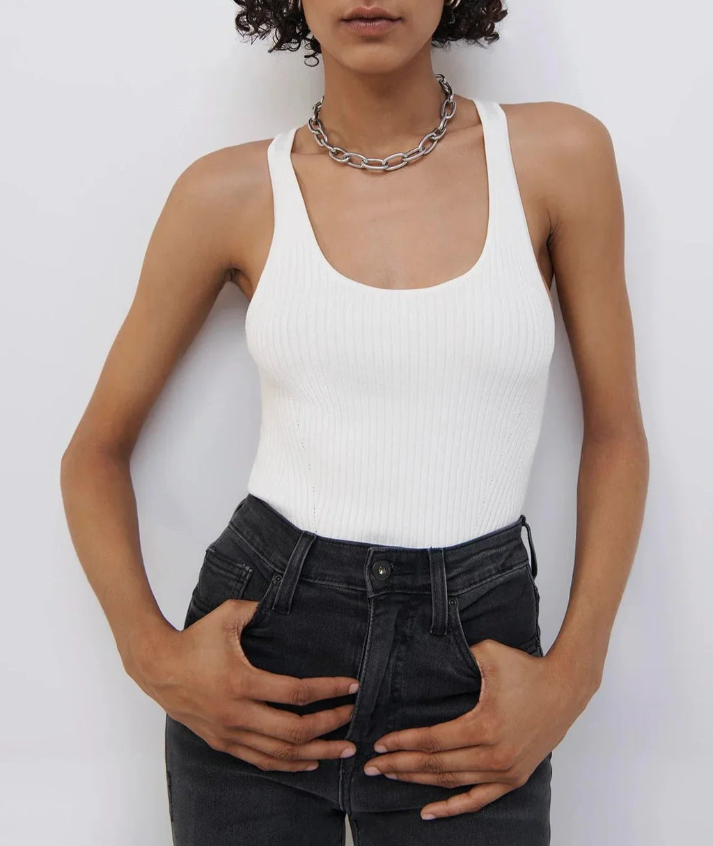 White Cecilia Crop Top