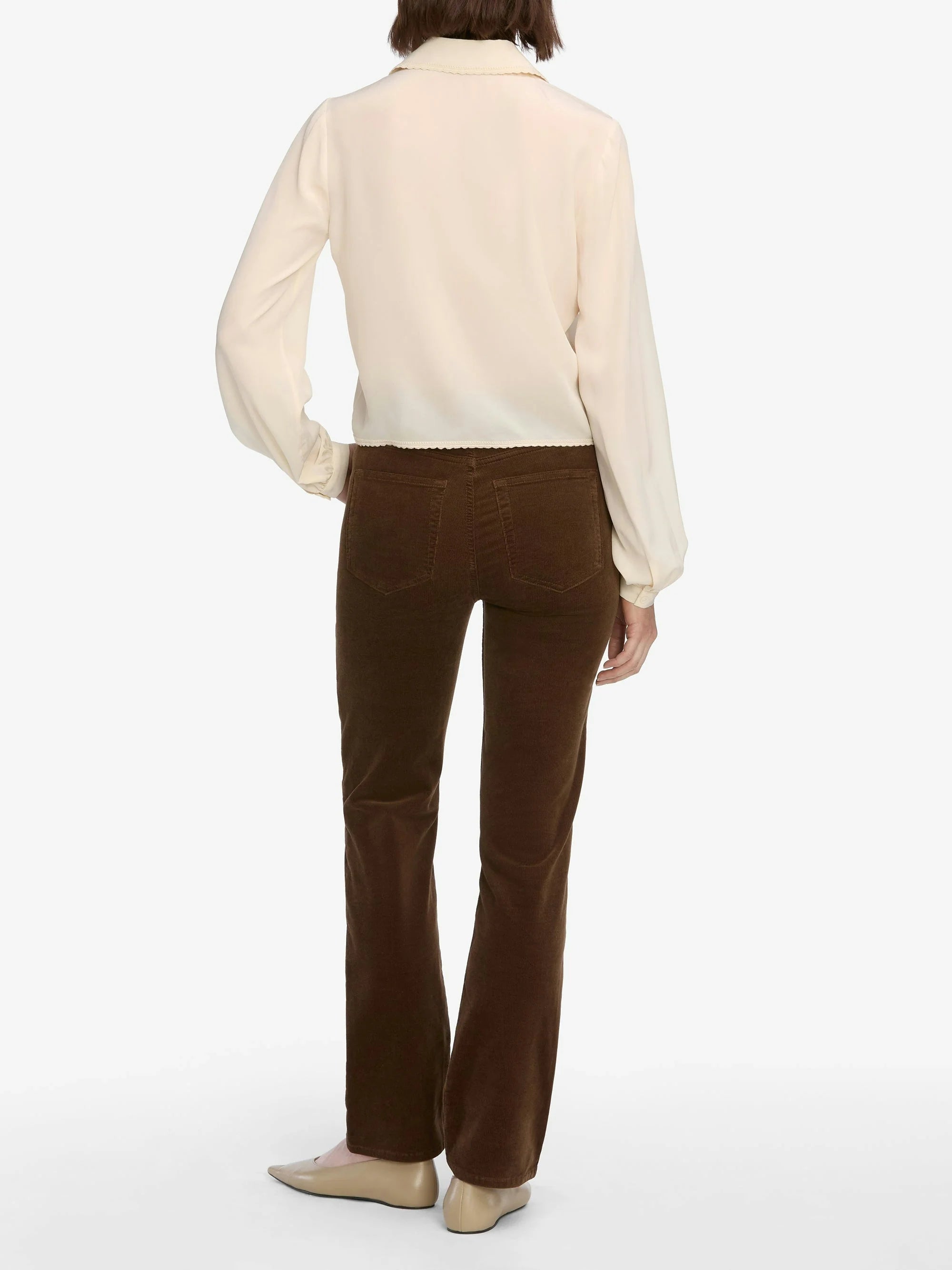 Truffle Coated Le Sleek Straight Pant