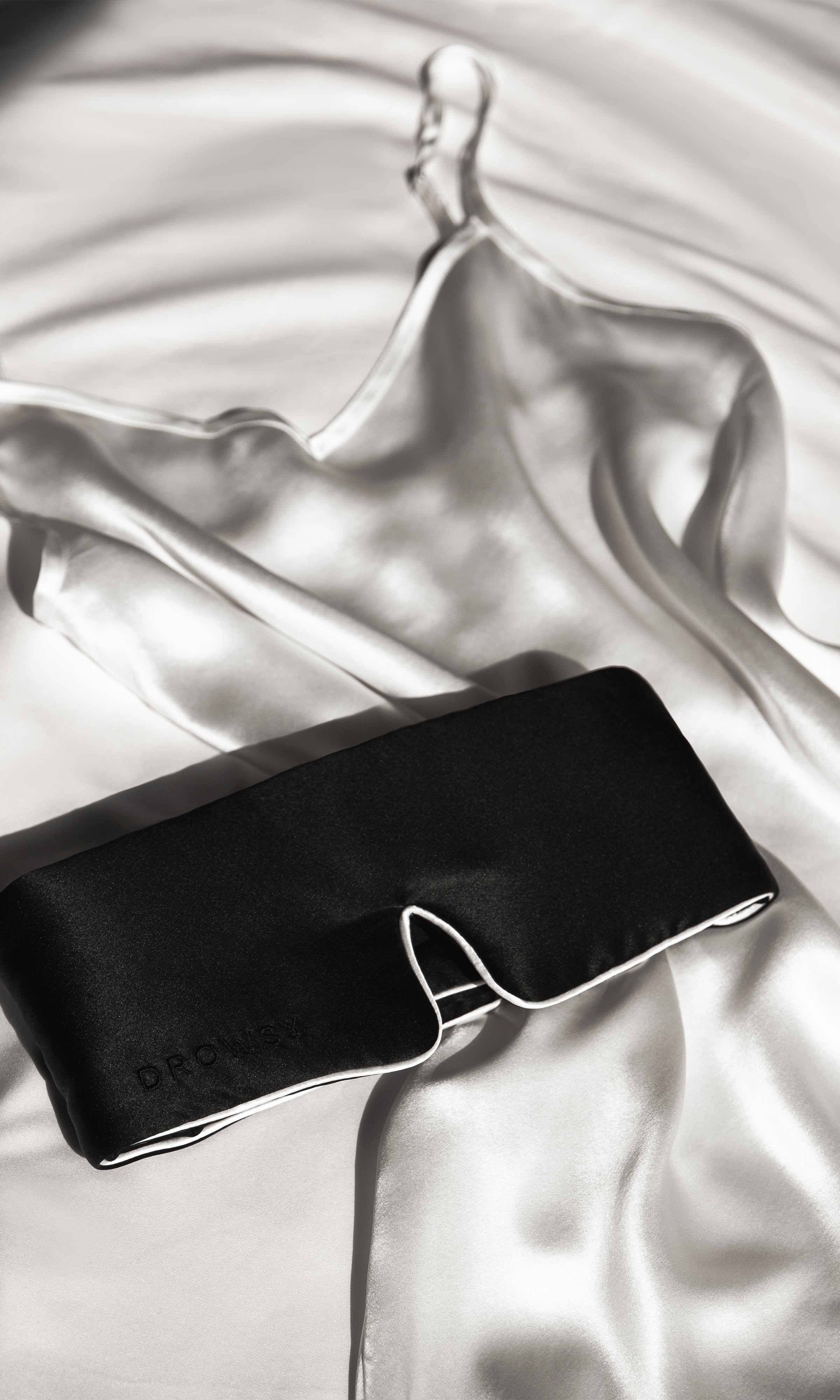 Black Jade Pipe Dreams Silk Sleep Mask