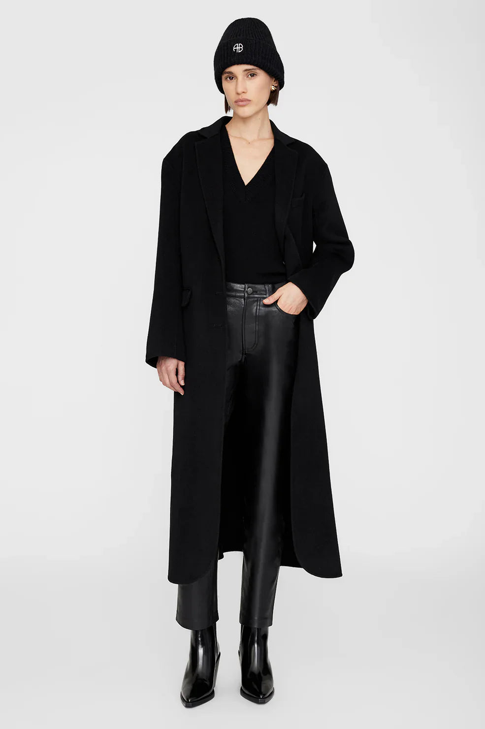 Black Elia Beanie