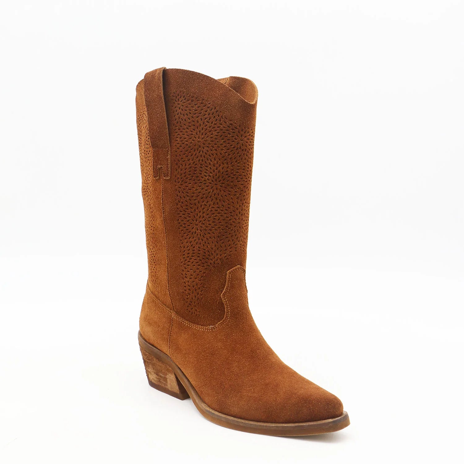 Caramel Suede Summerfest Cowboy Boots