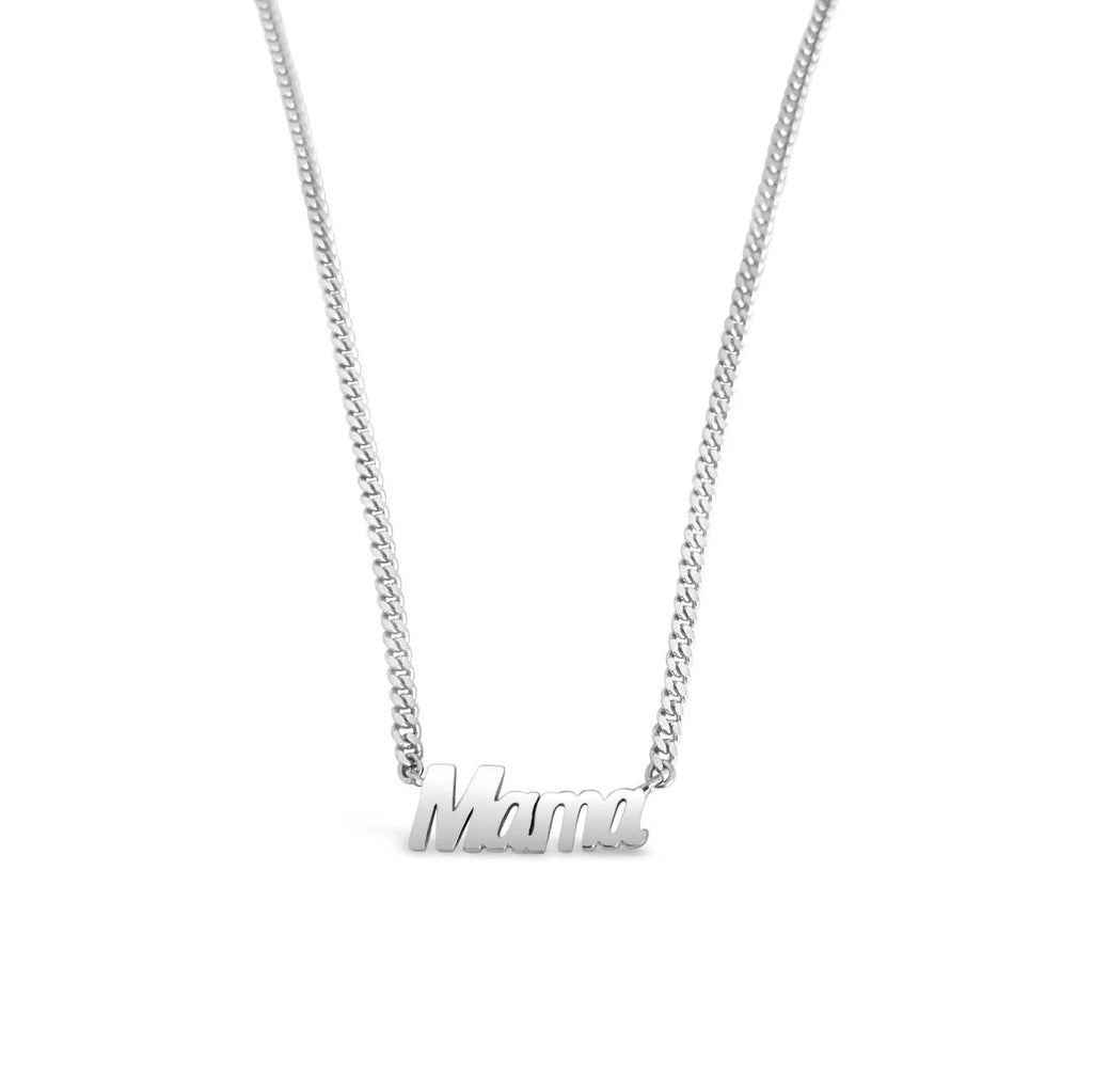 Silver Mama Necklace