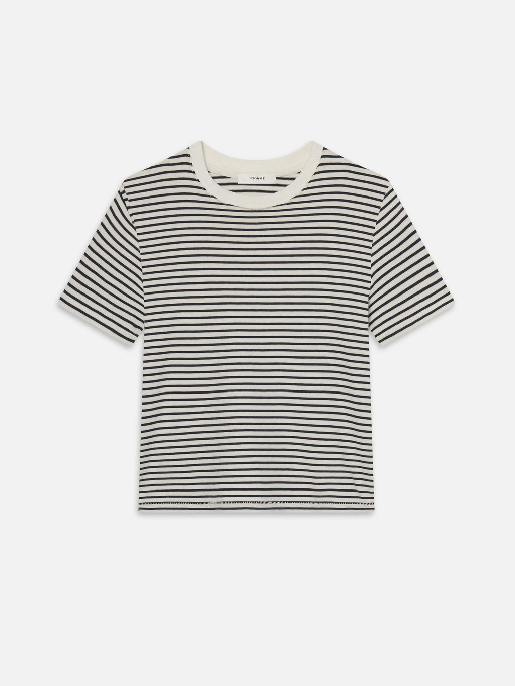 Navy Striped Baby Tee