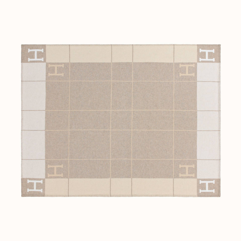 Cashmere Wool Knitted Throw Blanket